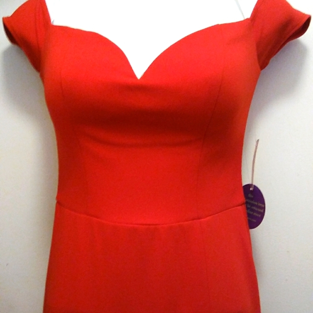 Formal Slim Red Dress Size 3